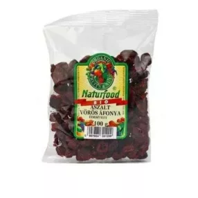 NATURFOOD BIO ASZALT VÖRÖSÁFONYA 100 GR