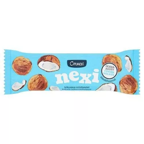 CORNEXI NEXI MÜZLISZELET KÓKUSZOS CSOKIS 25 GR CUKORMENTES