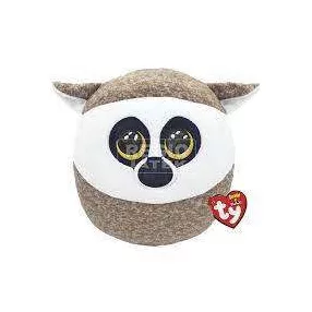   TY SQUISH BEANIES PÁRNA ALAKÚ PLÜSS FIGURA LINUS LEMÚR 22 CM