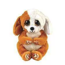 TY BEANIE BELLIES PLÜSS FIGURA RUGGLES BARNA-FEHÉR KUTYA 15 CM