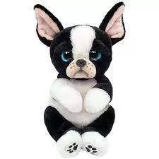 TY BEANIE BELLIES PLÜSS FIGURA TINK FEKETE-FEHÉR KUTYA 15 CM