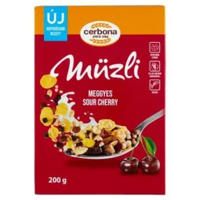 CERBONA MŰZLI MEGGYES 200 GR