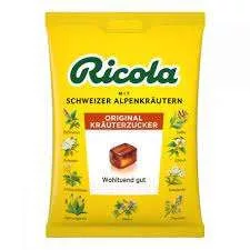 RICOLA SVÁJCI GYÓGYNÖVÉNYES CUKORKA 75 GR