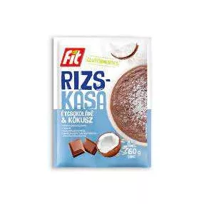   FIT REGGELI RIZSKÁSA ÉTCSOKOLÁDÉ KÓKUSZ ÍZESÍTÉSSEL 60 GR GM