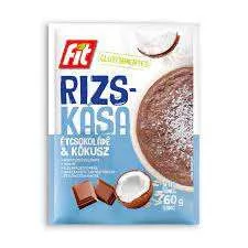 FIT REGGELI RIZSKÁSA ÉTCSOKOLÁDÉ KÓKUSZ ÍZESÍTÉSSEL 60 GR GM