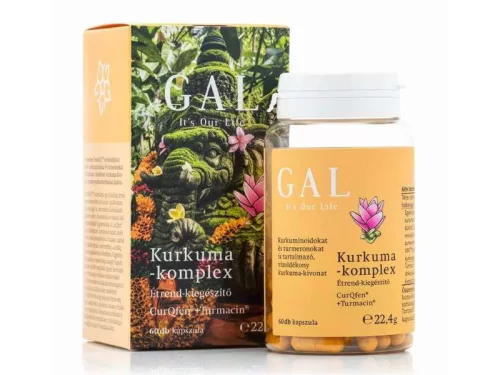 GAL KURKUMA KOMPLEX ÉTRENDKIEGÉSZÍTŐ KAPSZULA 60 DB-OS