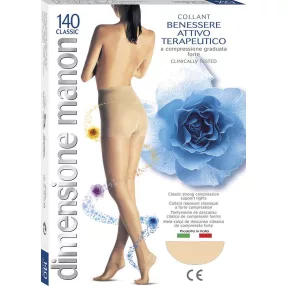   MANON CLASSICO 4-ES 140 DEN HARISNYANADRÁG 18-22 MMHG CHIARO (BÉZS)