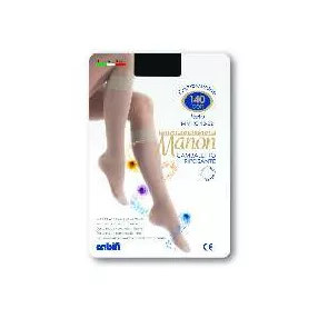   Manon Gamb 140 den-es Térdharisnya 18-22 mmHg S/M-L/XL-XXL méretek Fekete (Nero)