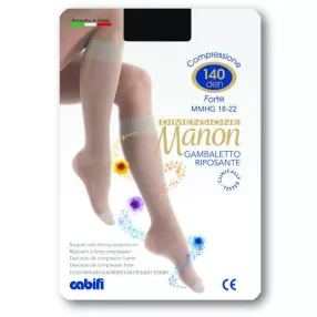   MANON GAMB XXL 140 DEN TÉRDHARISNYA 18-22 MMHG FEKETE (NERO) 76-90KG