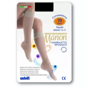 MANON GAMB S/M 70 DEN TÉRDHARISNYA 13-17 MMHG NERO 44-62KG