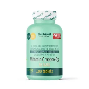 HERBIOVIT VITAMIN C 1000+D3 RETARD 100DB
