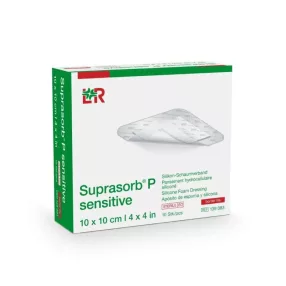   SUPRASORB P SENSITIVE BORDER LITE SZILIKON HABKÖTSZER 10 X 10 CM 10DB/DOBOZ STERIL (LOHMANN) 139083