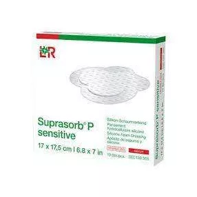   SUPRASORB P SENSITIVE SACRUM KERESZTCSONTI FELFEKVÉSKEZELŐ SZILIKON HABKÖTSZER 17 X 17,5 CM 10DB/DOBOZ STERIL (LOHMANN) 139355