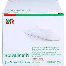 SOLVALINE N 5 X 5 CM 280008 (25DB/DOBOZ) STERIL (LOHMANN)