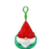 TY BOOS PLÜSS FIGURA CLIP 8,5 CM TOPSY PIROS TÖRPE KALAPPAL