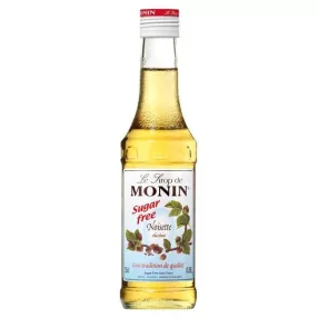MONIN CUKORMENTES MOGYORÓ SZIRUP 250 ML