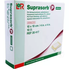   SUPRASORB P ÖNTAPADÓ 10 X 10 CM (10DB/DOBOZ) 20417 HABSZIVACS KÖTSZER (LOHMANN)