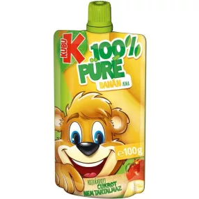 KUBU 100% GYÜMÖLCSPÜRÉ BANÁN 100 GR