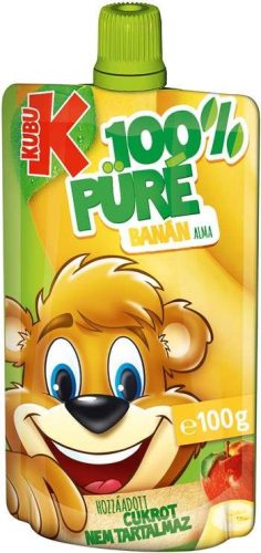 KUBU 100% GYÜMÖLCSPÜRÉ BANÁN 100 GR
