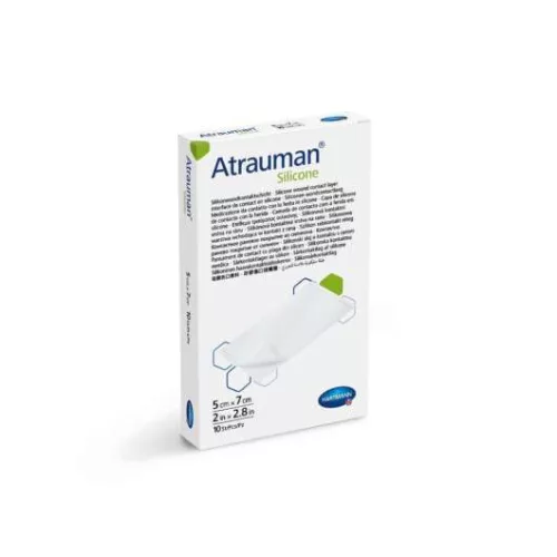ATRAUMAN SILICONE 5 X 7 CM SZILIKON SEBKONTAKT RÉTEG 10DB/DOB HARTMANN
