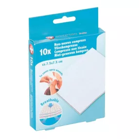   STERIL PÁRNA NEM SZŐTT FLIZ ANYAGBÓL 10DB/DOB 7,5*7,5 CM COMFORT AID