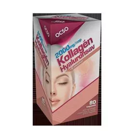 OCSO KOLLAGÉN+HIALURONSAV+C-VITAMIN 80 DARABOS