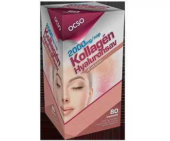 OCSO KOLLAGÉN+HIALURONSAV+C-VITAMIN 80 DARABOS