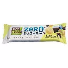 RICE UP ZERO BARNA RIZSSZELET BANÁN ÉTCSOKOLÁDÉ 18 GR (GLUTÉNMENTES)