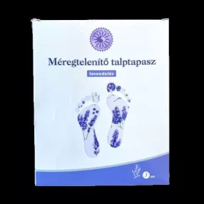 MÉREGTELENÍTŐ TALPTAPASZ LEVENDULÁS 3 PÁR/ DOBOZ