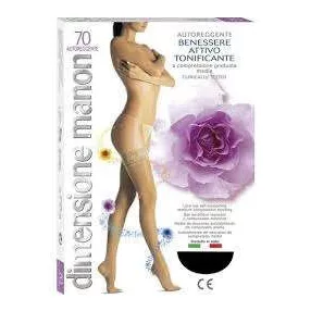   MANON AUTOREGGENTE XL-ES 70 DEN COMBTŐIG ÉRŐ HARISNYA 13-17 MMHG NERO
