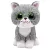 TY BOOS PLÜS FIGURA 15 CM FERGUS SZÜRKE MACSKA