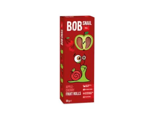 BOB SNAIL GYÜMÖLCSTEKERCS ALMA MEGGY 30 GR
