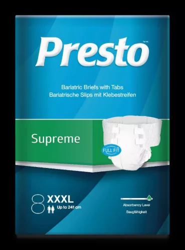 DAILEE PRESTO SLIP ULTRA 3 XL FELNŐTT NADRÁGPELENKA 198-241 CM CSÍPŐMÉRETRE 8 DB/CSOM 4 CS/#