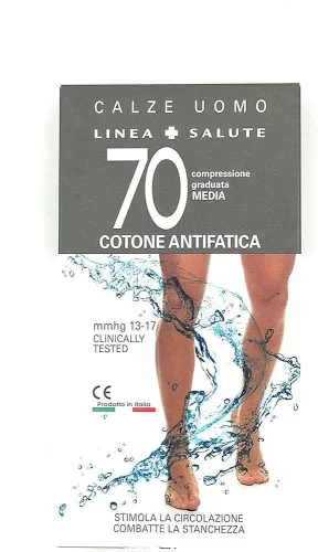 MANON UOMO FILO FÉRFI ANTIBAKTERIÁLIS UTAZÓ ZOKNI M-ES 70 DEN 13-17 MMHG NERO 41-43