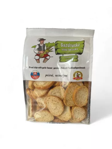 GAZDA MINI KENYÉR FOKHAGYMÁS 140 GR