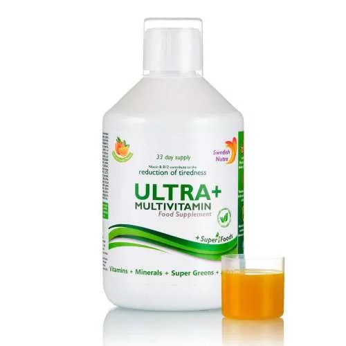 SWEDISH NUTRA ULTRA + FOLYÉKONY MULTIVITAMIN 500 ML