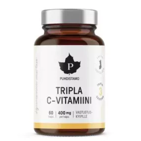 PUHDISTAMO TRIPLA C-VITAMIN 60 DB-OS