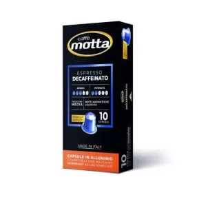   MOTTA DEC ESPRESSO KOFFEINMENTES KAPSZULA NÁPOLYI KÁVÉ NESPRESSO KOMP. 10DB/DOB
