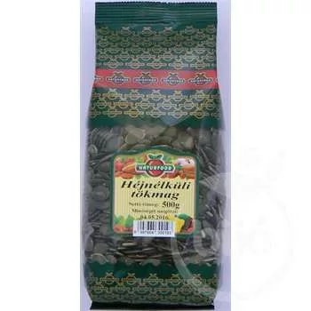 NATURFOOD HÉJNÉLKÜLI TÖKMAG 500 GR