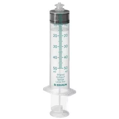ÖBLÍTŐ FECSKENDŐ MŰANYAG 50ML OMNIFIX BRAUN PERFUSOR ORIGINAL CSAVAROS VÉG