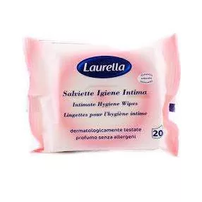 LAURELLA NŐI HIGIÉNIAI NEDVES TÖRLŐKENDŐ 20DB/CSOM