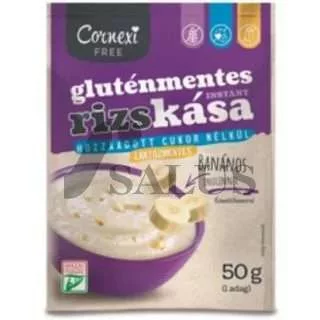 CORNEXI RIZSKÁSA BANÁNOS 50 GR GLUTÉNMENTES