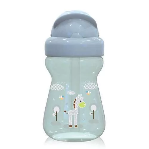 LORELLI ÁLLATOS SZÍVÓSZÁLAS SPORT ITATÓ 325 ML ZÖLD