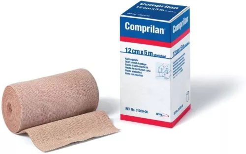 COMPRILAN 10 CM X 5 M RÖVID MEGNYÚLÁSÚ RUGALMAS PÓLYA