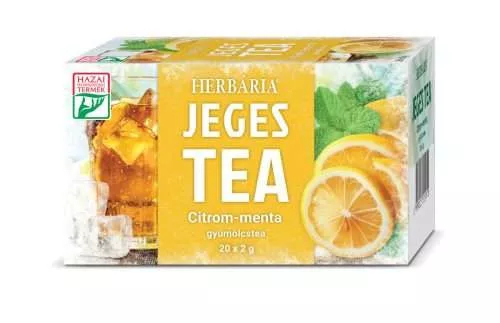 HERBÁRIA JEGES TEA CITROM MENTA TEAFILTER 20 X 2 GR