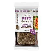 ROSTEN KETO MAGAS PROTEIN TARTALMÚ ROPOGÓS KENYÉRSZELET FOKHAGYMÁS-CHILIS 130 GR