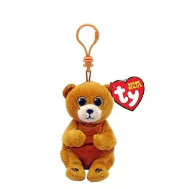 TY BEANIE BABIES PLÜSS FIGURA DUNCAN BARNA MEDVE CLIP 8,5 CM