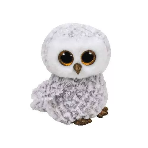 TY BOOS PLÜSS FIGURA 24 CM OWLETTE FEHÉR BAGOLY