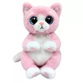   TY BEANIE BELLIES PLÜSS FIGURA LILLIBELLE RÓZSASZÍN MACSKA 24 CM