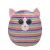 TY SQUISHY BEANIES PÁRNA ALAKÚ PLÜSS HEATHER 30 CM MACSKA